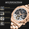 Business Watch FORSINING 178 Men Automatic Mechanical Watch Tourbillon Luminous Clock Moon Phase Watch Relogio Masculino